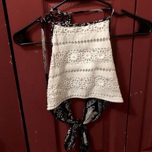 White & Navy Two Piece Elephant Set